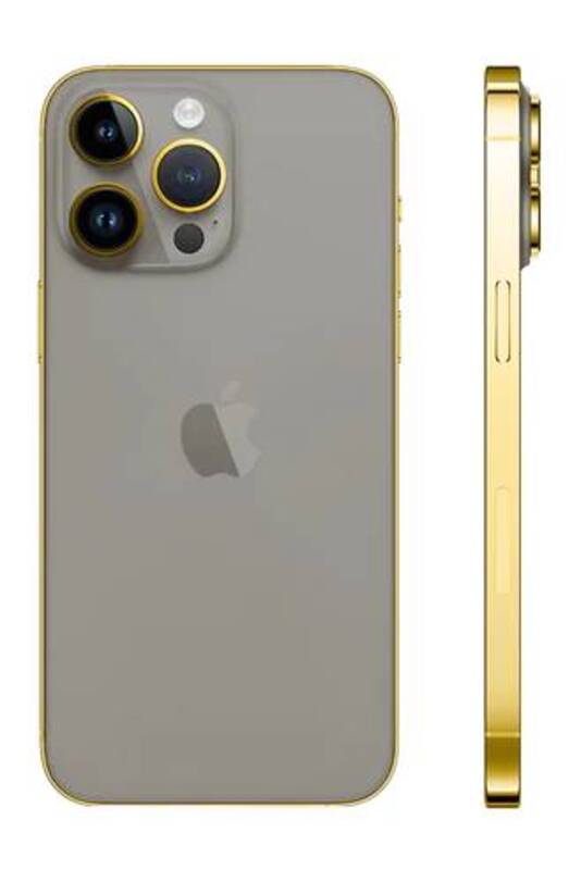 Caviar Luxury 24k Gold Plated Frame Customized iPhone 16 Pro Max 256 GB Natural